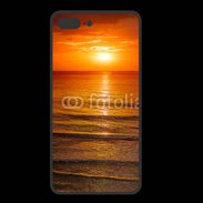 Coque  Iphone 8 Plus PREMIUM Couché de soleil mer 2