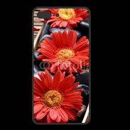Coque  Iphone 8 Plus PREMIUM Fleurs Zen rouge 10