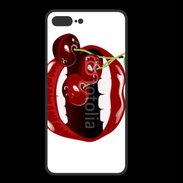Coque  Iphone 8 Plus PREMIUM Cerise et bouche
