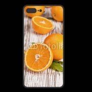 Coque  Iphone 8 Plus PREMIUM Belles oranges sur fond en bois