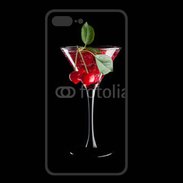 Coque  Iphone 8 Plus PREMIUM Cocktail Martini cerise