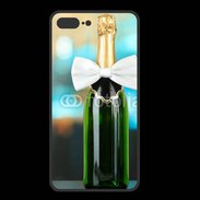 Coque  Iphone 8 Plus PREMIUM Bouteille de champagne avec noeud