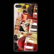 Coque  Iphone 8 Plus PREMIUM Vin blanc rosé et rouge