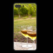Coque  Iphone 8 Plus PREMIUM Verres de vin et vignes