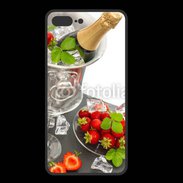 Coque  Iphone 8 Plus PREMIUM Champagne et fraises