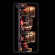 Coque  Iphone 8 Plus PREMIUM Vin rouge et tonneaux 2
