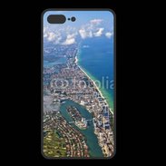 Coque  Iphone 8 Plus PREMIUM Vue aérienne de la cote de Miami