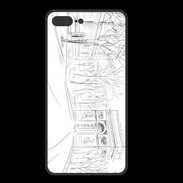 Coque  Iphone 8 Plus PREMIUM Dessin Arc de Triomphe Paris