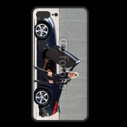 Coque  Iphone 8 Plus PREMIUM Femme blonde sexy voiture noire 3