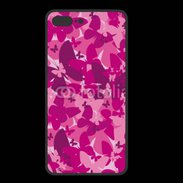 Coque  Iphone 8 Plus PREMIUM Papillon rose