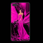 Coque  Iphone 8 Plus PREMIUM Mode robe longue fushia