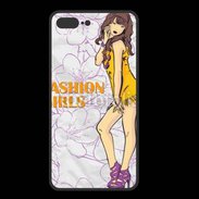 Coque  Iphone 8 Plus PREMIUM Fashion girl manga