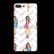 Coque  Iphone 8 Plus PREMIUM Illustration fashion girl 2