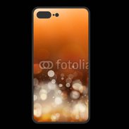 Coque  Iphone 8 Plus PREMIUM Fond bulles ocres