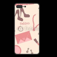 Coque  Iphone 8 Plus PREMIUM Fond fashion rose 4