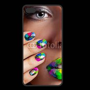 Coque  Iphone 8 Plus PREMIUM Bouche et ongles multicouleurs 5