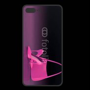 Coque  Iphone 8 Plus PREMIUM Escarpins et sac à main rose