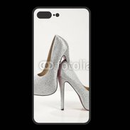 Coque  Iphone 8 Plus PREMIUM Escarpins strass argent