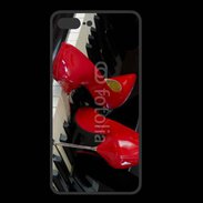 Coque  Iphone 8 Plus PREMIUM Escarpins rouges sur piano