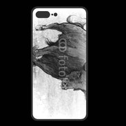 Coque  Iphone 8 Plus PREMIUM Dessin de taureau de corrida