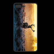Coque  Iphone 8 Plus PREMIUM Cerf dans la nature