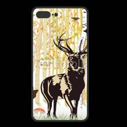 Coque  Iphone 8 Plus PREMIUM Illustration de cerf 5