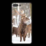 Coque  Iphone 8 Plus PREMIUM Cerf et biche en troupeau
