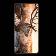 Coque  Iphone 8 Plus PREMIUM Cerf au couché de soleil 620