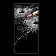 Coque  Iphone 8 Plus PREMIUM Impacte de balle dans une vitre