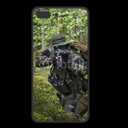 Coque  Iphone 8 Plus PREMIUM Militaire en forêt