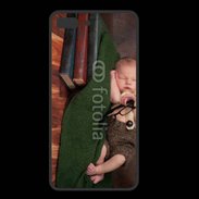 Coque  Iphone 8 Plus PREMIUM Bébé dormant sur des livres