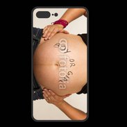 Coque  Iphone 8 Plus PREMIUM Femme enceinte ventre 