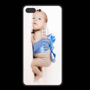 Coque  Iphone 8 Plus PREMIUM Bébé ruban bleu