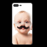 Coque  Iphone 8 Plus PREMIUM Bébé avec moustache