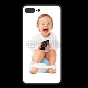 Coque  Iphone 8 Plus PREMIUM Bébé accro au mobile