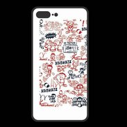 Coque  Iphone 8 Plus PREMIUM Adishatz All Over Rugby