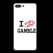 Coque  Iphone 8 Plus PREMIUM I love Gamble