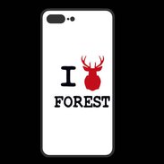 Coque  Iphone 8 Plus PREMIUM I love Forest
