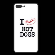 Coque  Iphone 8 Plus PREMIUM I love Hot Dogs