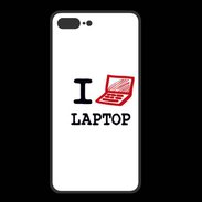 Coque  Iphone 8 Plus PREMIUM I love Laptop