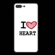Coque  Iphone 8 Plus PREMIUM I love Heart