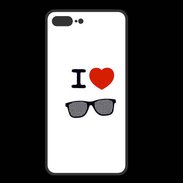 Coque  Iphone 8 Plus PREMIUM I love Lunette Fun 4