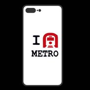 Coque  Iphone 8 Plus PREMIUM I love Metro