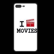 Coque  Iphone 8 Plus PREMIUM I love Movies