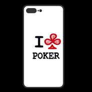 Coque  Iphone 8 Plus PREMIUM I love Poker Club