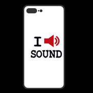 Coque  Iphone 8 Plus PREMIUM I love Sound