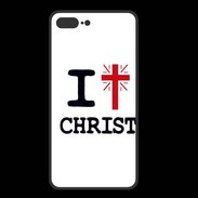 Coque  Iphone 8 Plus PREMIUM i love Christ