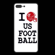 Coque  Iphone 8 Plus PREMIUM I love US Football