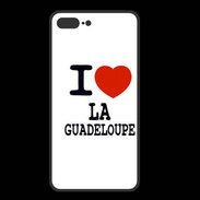 Coque  Iphone 8 Plus PREMIUM I love Guadeloupe