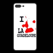 Coque  Iphone 8 Plus PREMIUM i love Guadeloupe 2